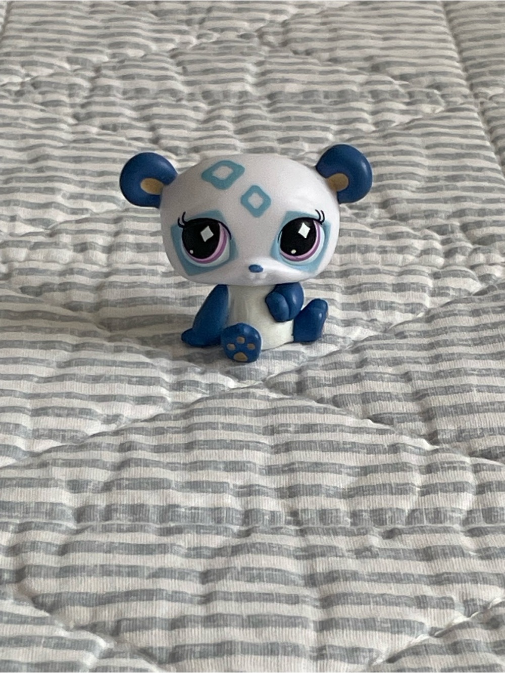 💙Littlest Pet Shop Blue and White Panda Figure